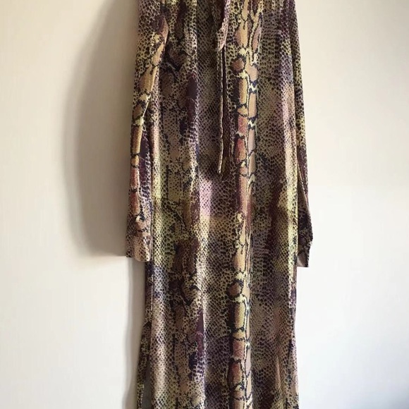 ASOS animal snake print midi dress - Picture 5 of 6